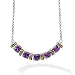 Rittenhouse Five Station Amethyst Necklace