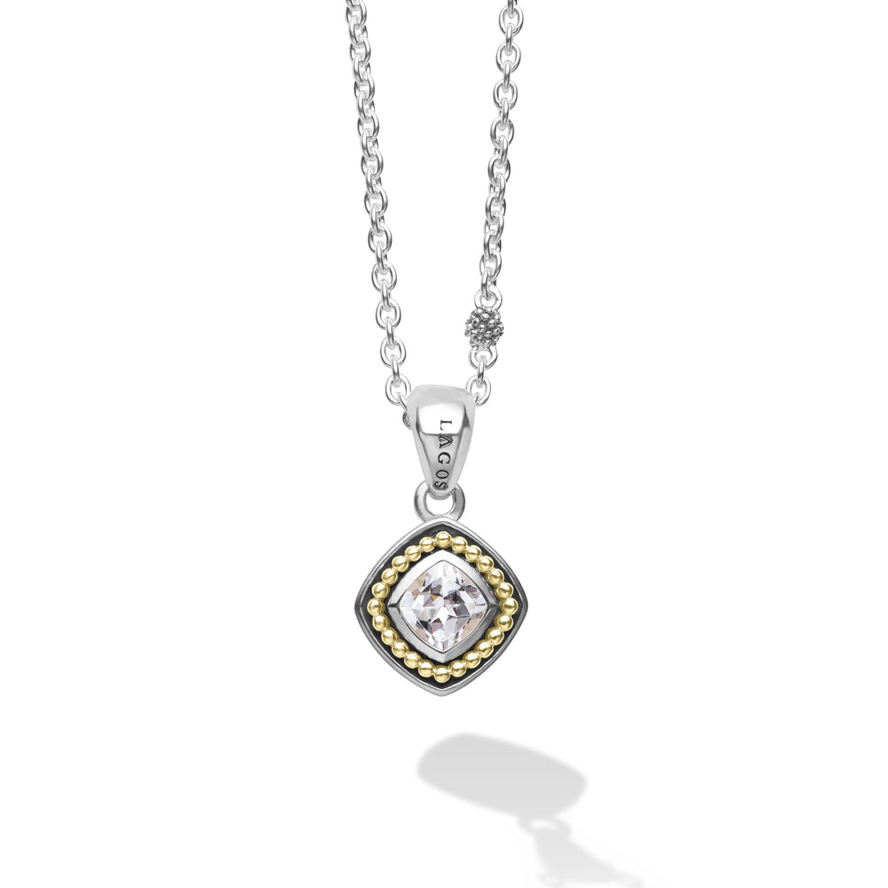 Rittenhouse White Topaz Pendant Necklace