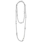 Luna Five Pearl Link Necklace