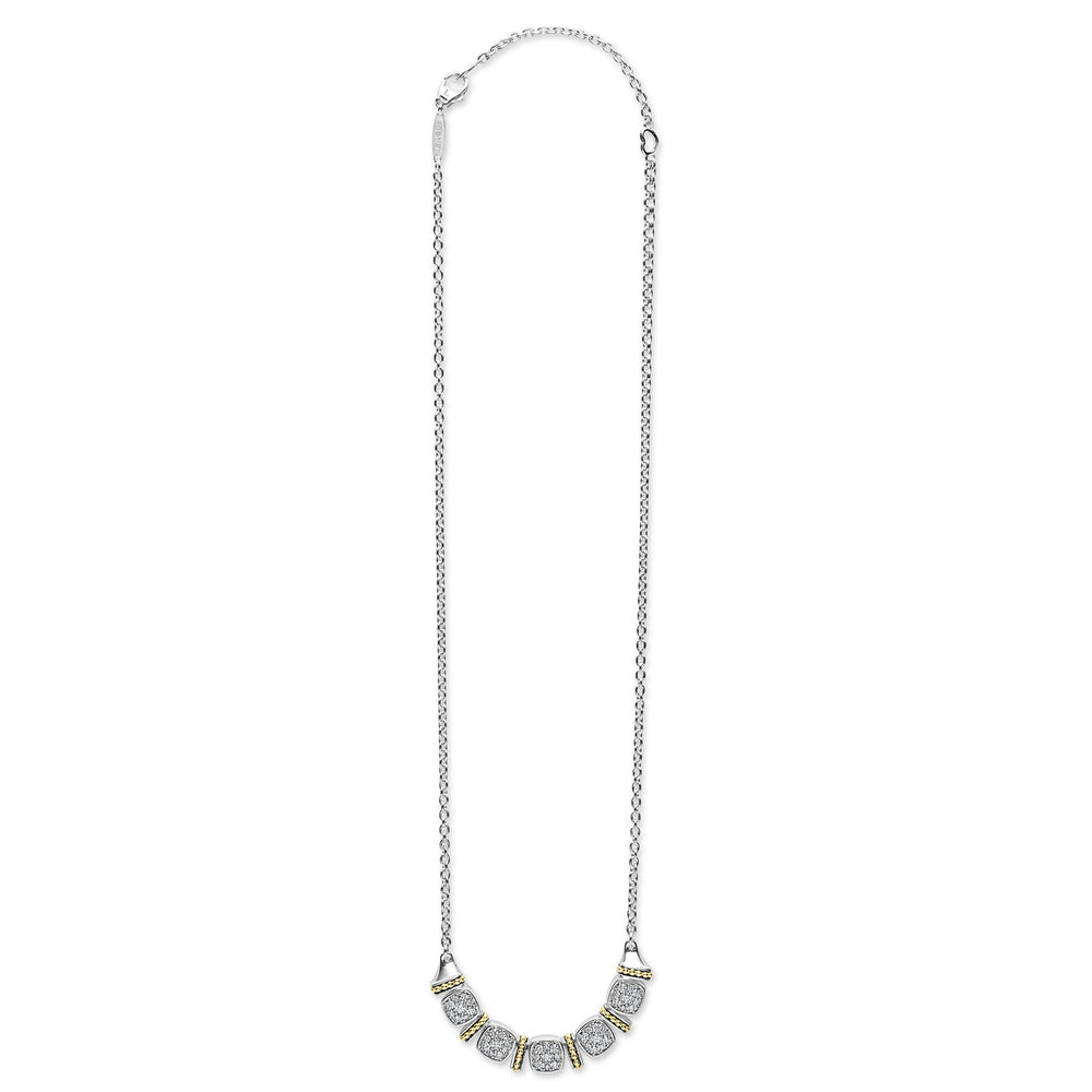 Rittenhouse Two-Tone Five Station Diamond Necklace