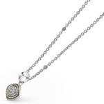 Rittenhouse Two-Tone Diamond Pendant Necklace