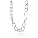 Luna Caviar Pearl Link Necklace