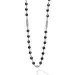 Caviar Icon Black Ceramic Beaded Necklace