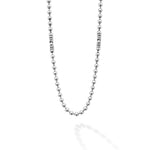 Anthem Silver Station Caviar Beaded Necklace