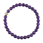 Amethyst|caviar bracelet,gemstone bracelet,lagos bracelet,beaded bracelet