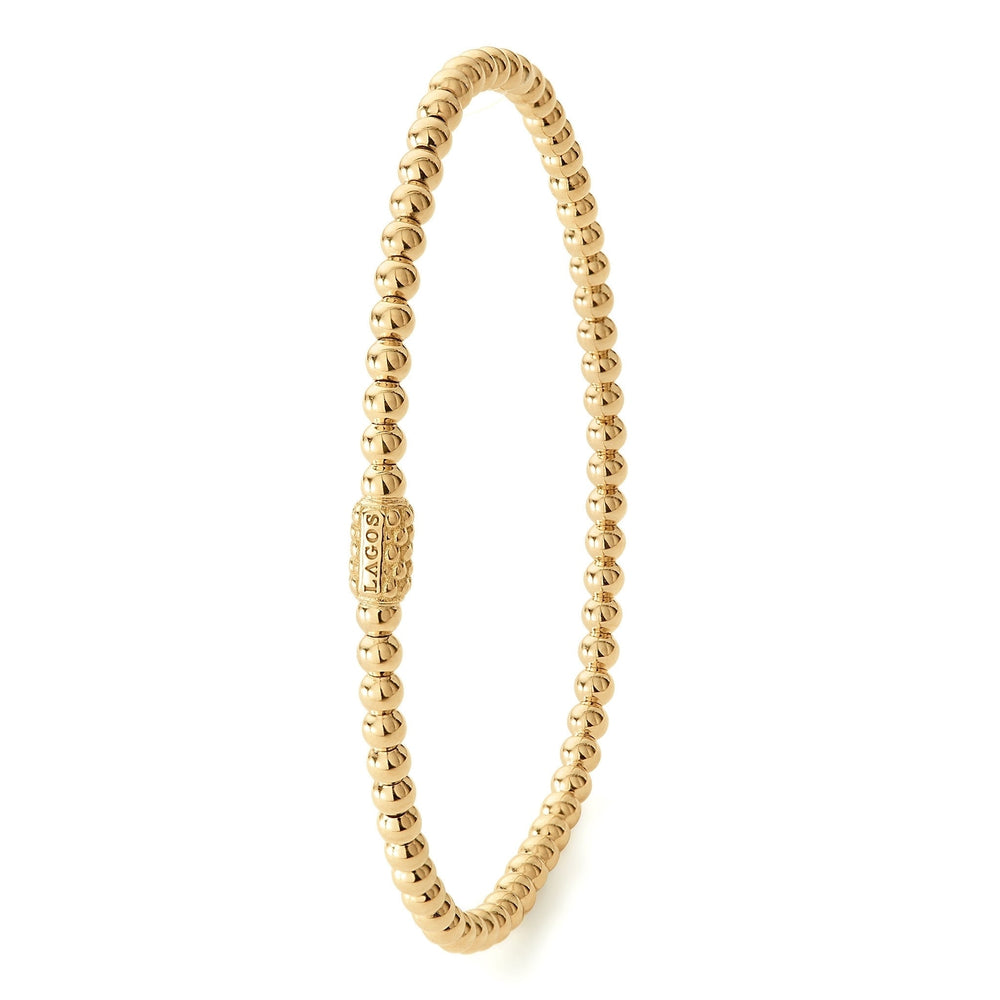 Caviar Gold 18K Gold Bead Bracelet | 3mm