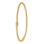 Caviar Gold 18K Gold Bead Bracelet | 3mm