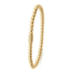 Caviar Gold 18K Gold Bead Bracelet | 4mm