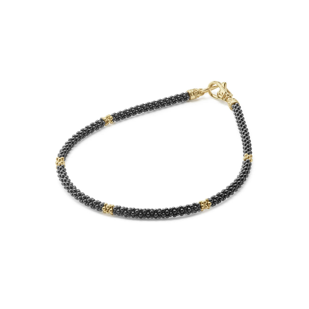 Ceramic Black|caviar bracelet,gold bracelet,lagos bracelet,beaded bracelet