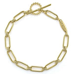 Signature Caviar 18K Gold Petite Link Bracelet