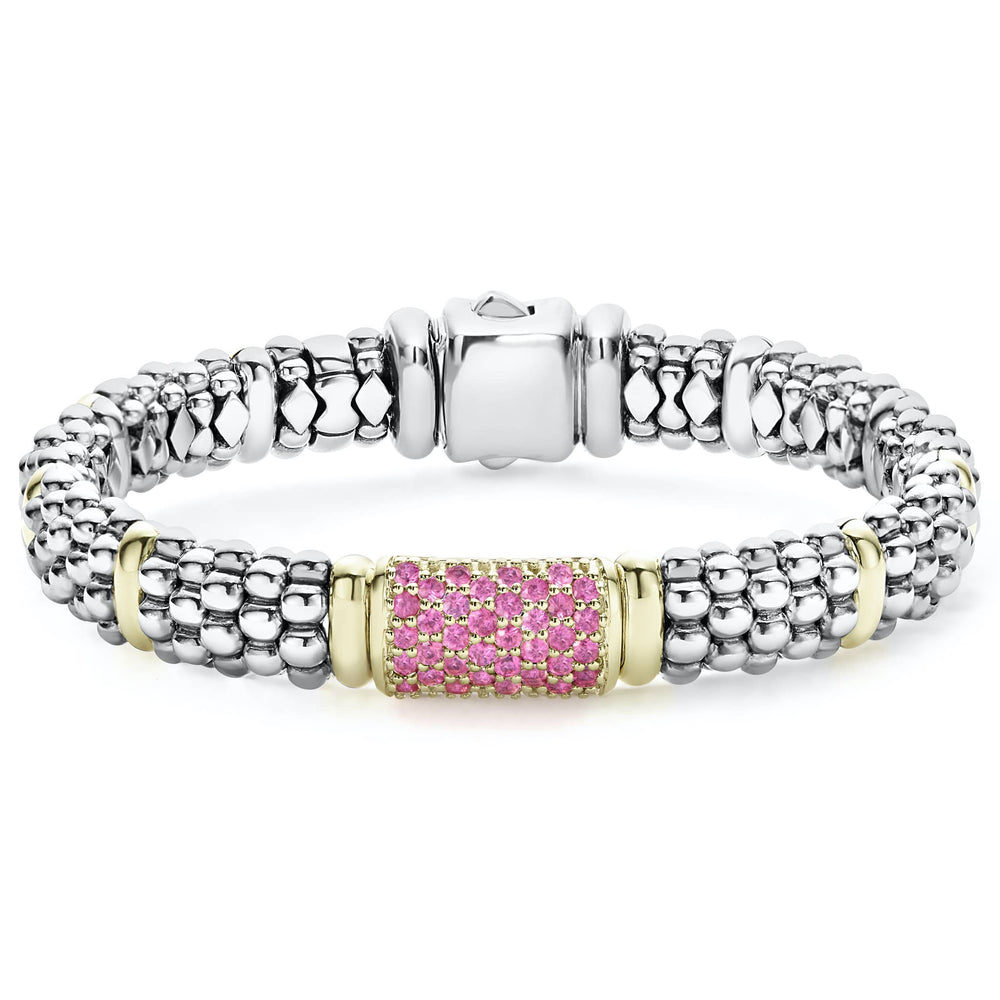 Signature Caviar Pink Sapphire Caviar Bracelet | 9mm