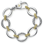 Signature Caviar Two-Tone Link Bracelet