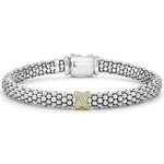 Embrace Single Station X Two-Tone Diamond Bracelet | 6mm