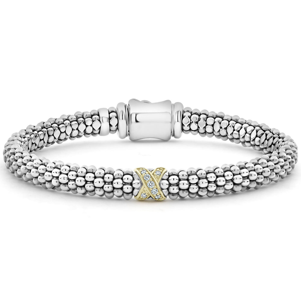 Embrace Two-Tone X Diamond Gift Set
