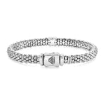 Embrace Single Station X Silver Diamond Bracelet | 6mm