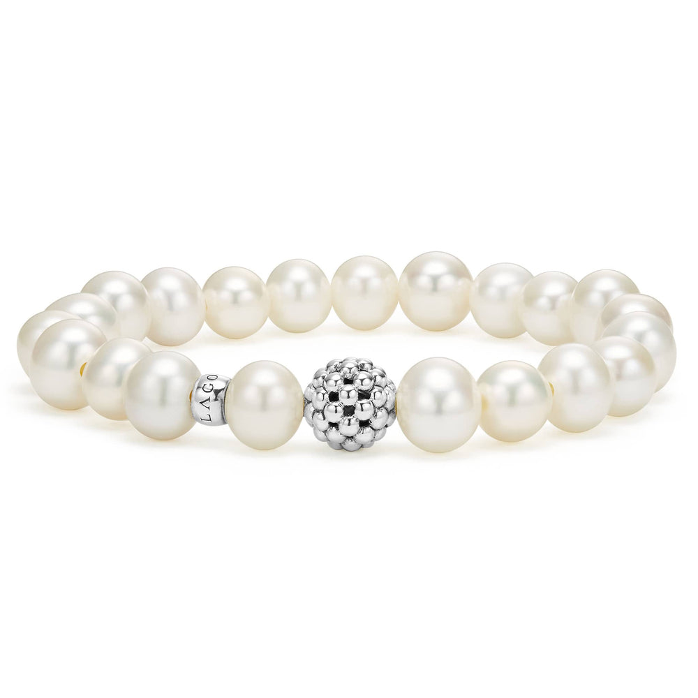 Pearl|caviar bracelet,gemstone bracelet,lagos bracelet,beaded bracelet