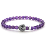 Anthem Amethyst Skull Bracelet