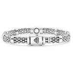 Caviar Spark Small Single Station Diamond Circle Caviar Bracelet | 6mm