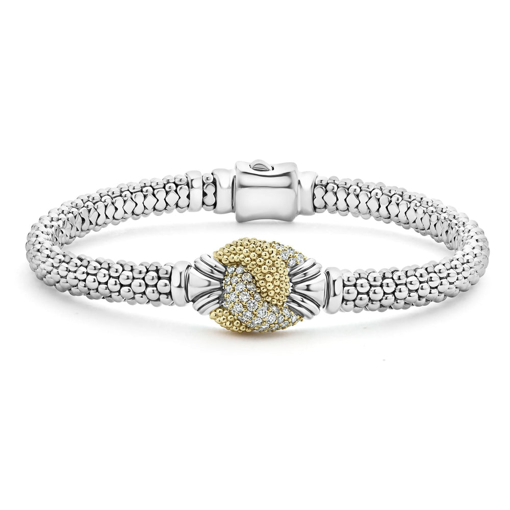 Caviar Lux Caviar Diamond Knot Bracelet | 6mm