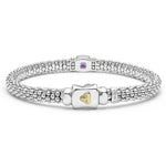 Rittenhouse Amethyst Caviar Bracelet | 6mm