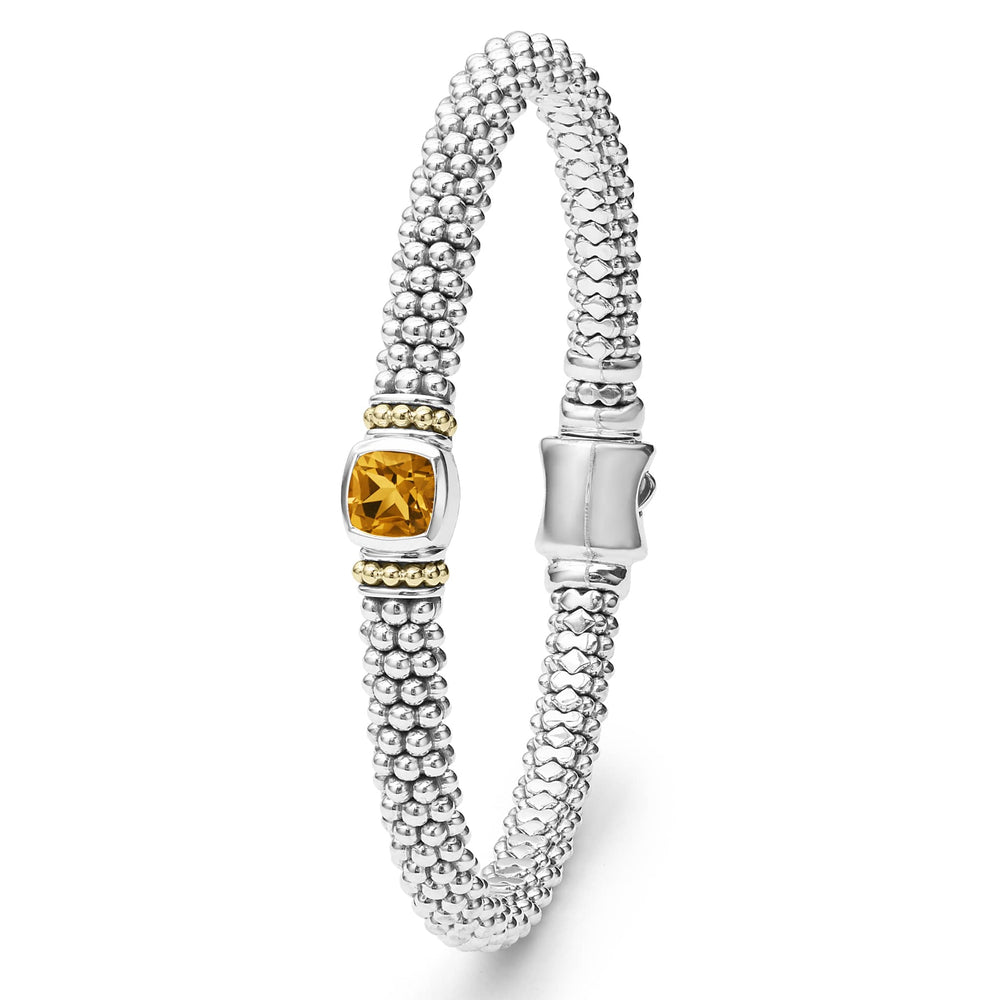 Rittenhouse Citrine Caviar Bracelet | 6mm