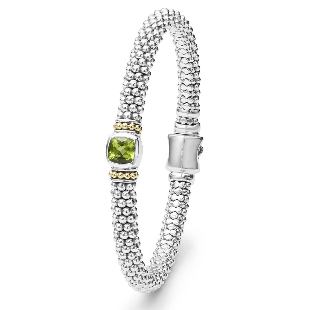 Rittenhouse Peridot Caviar Bracelet | 6mm