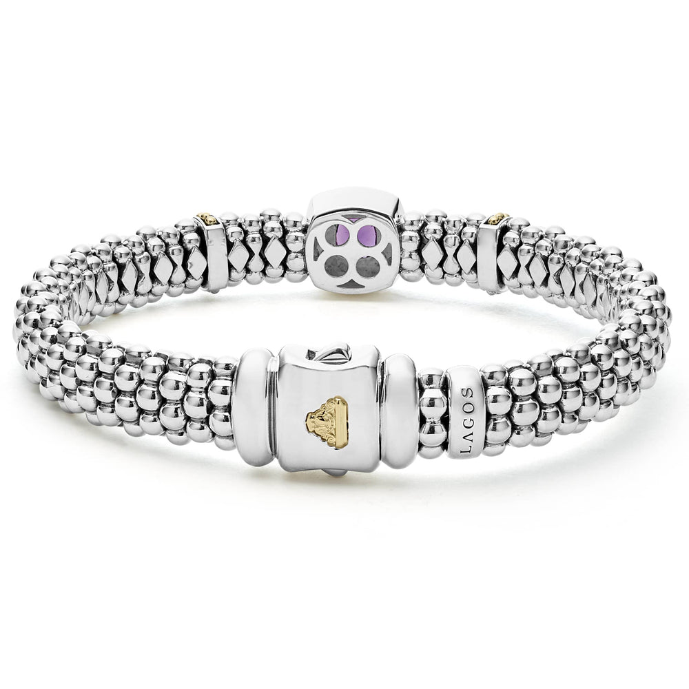 Rittenhouse Amethyst Caviar Bracelet | 9mm