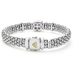 Rittenhouse Amethyst Caviar Bracelet | 9mm