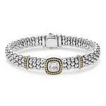 Rittenhouse White Topaz Caviar Bracelet | 9mm
