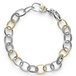 Signature Caviar Two-Tone Caviar Link Bracelet