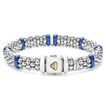 Blue Caviar Single Station Diamond Caviar Bracelet | 9mm