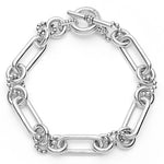 Signature Caviar Silver Link Bracelet