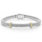 Caviar Lux Double X Caviar Diamond Bracelet | 6mm