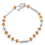 Caviar Icon Citrine Beaded Bracelet