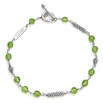 Caviar Icon Peridot Beaded Bracelet