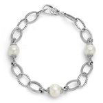 Luna Caviar Pearl Link Bracelet