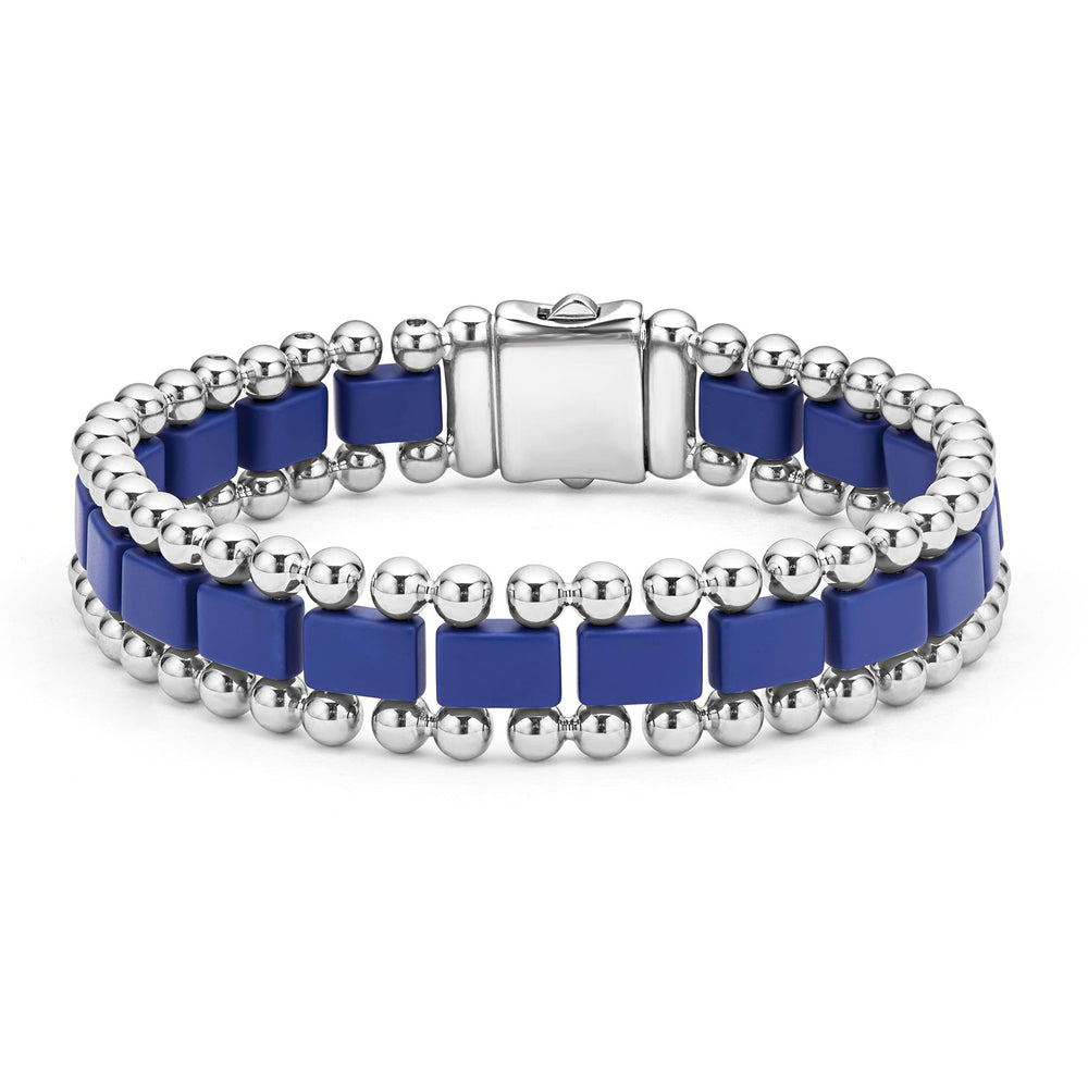 Anthem Matte Ultramarine Ceramic Link Bracelet