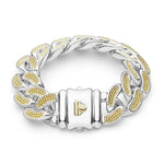 Anthem Two-Tone Curb Link Bracelet | 19mm