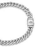 Anthem Silver Curb Chain Bracelet | 8mm