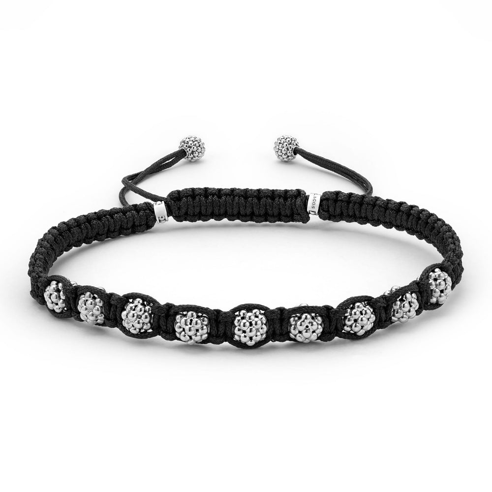 Anthem Black Macrame Bracelet