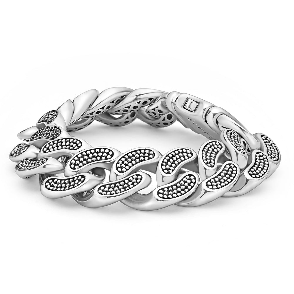 Anthem Silver Curb Link Bracelet | 19mm