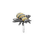 honeybee pin,caviar pin,luxury pin,fine jewelry pin