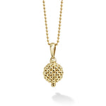 Caviar Gold 18K Gold Caviar Beaded Pendant Necklace