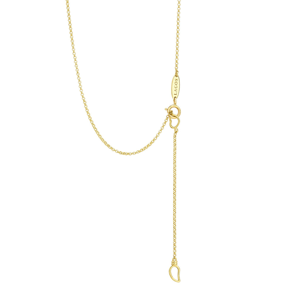 Caviar Gold 18K Gold Diamond Pendant Necklace