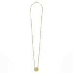 Meridian 18K Gold Circle Pendant Necklace