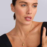 Anthem 18K Gold Caviar Beaded Skull Amulet