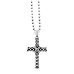 caviar pendant,cross necklace,designer necklace,lagos necklace