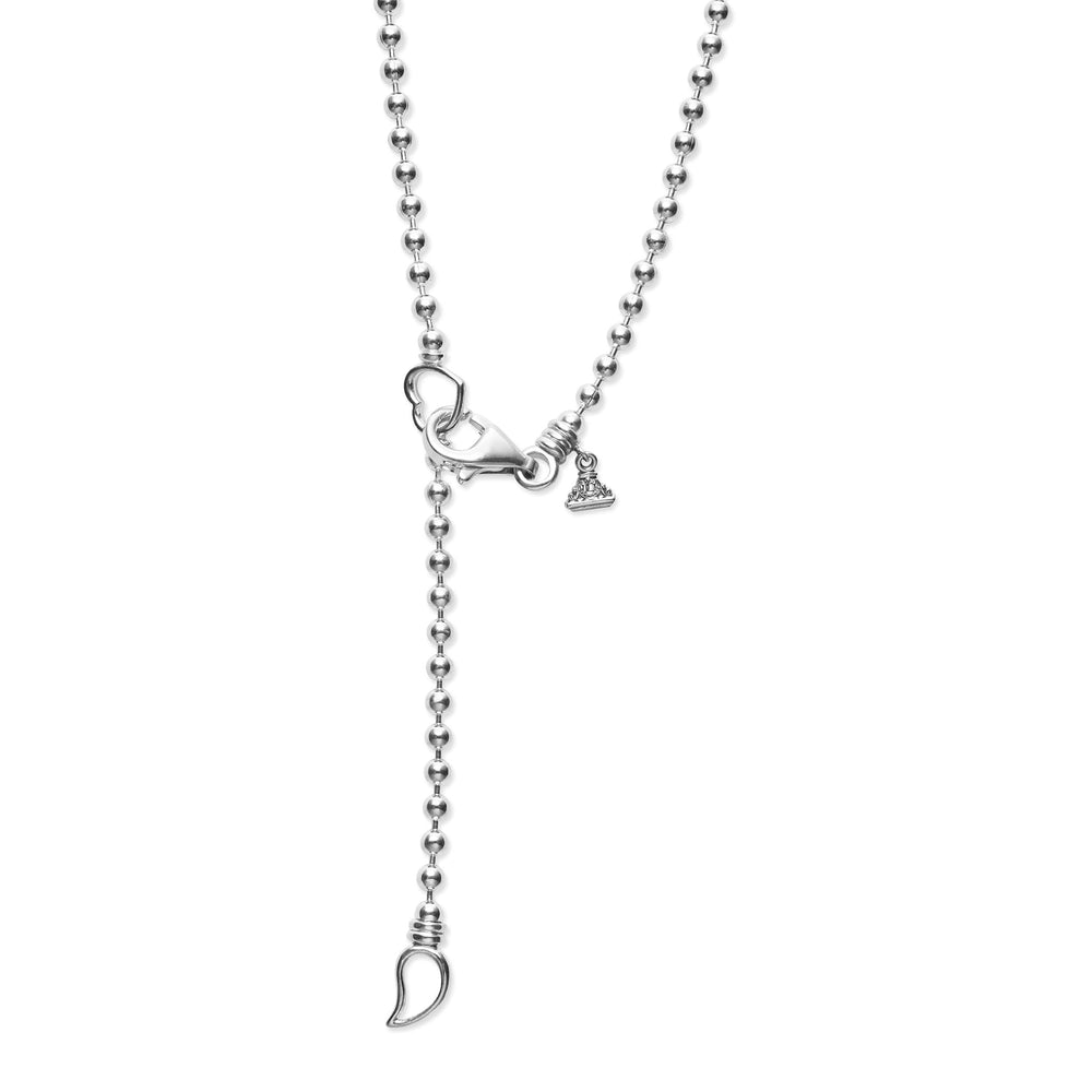 Love Knot Small Two-Tone Pendant Necklace