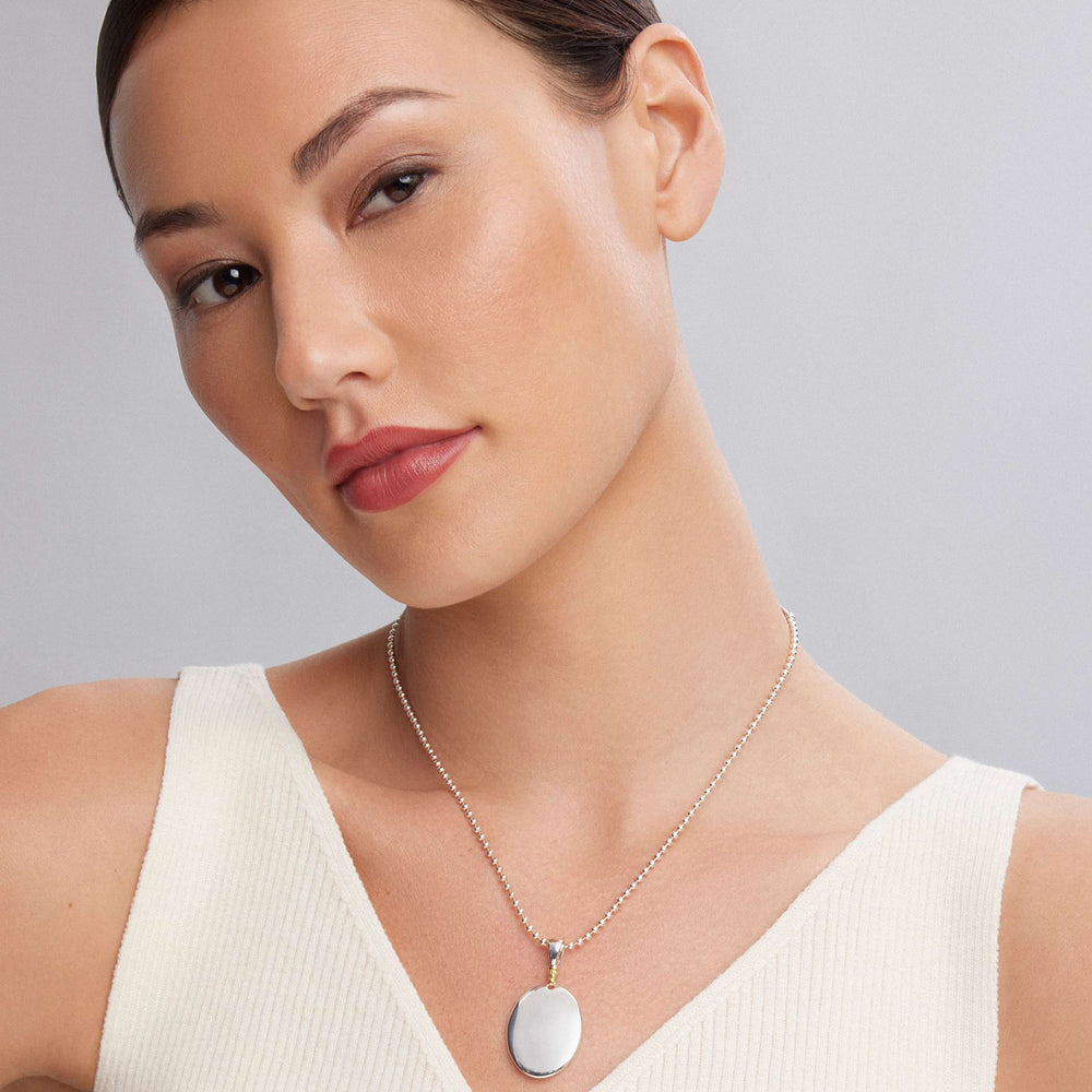 Beloved Oval Pendant Necklace