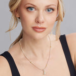 Diamond|caviar necklace,diamond necklace,designer necklace,statement necklace